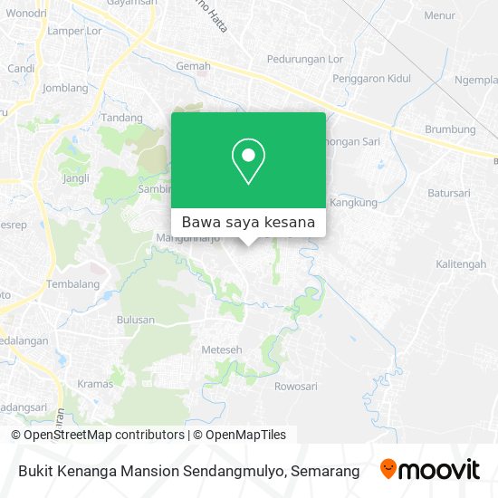 Peta Bukit Kenanga Mansion Sendangmulyo