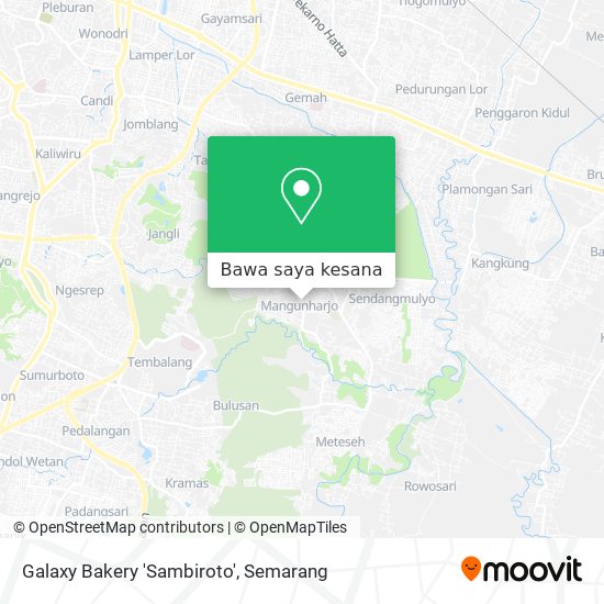 Peta Galaxy Bakery 'Sambiroto'