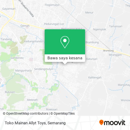 Peta Toko Mainan Allyt Toys