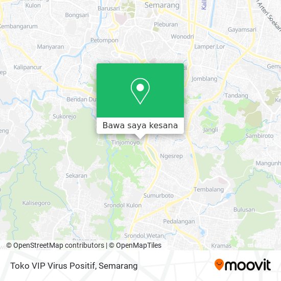 Peta Toko VIP Virus Positif