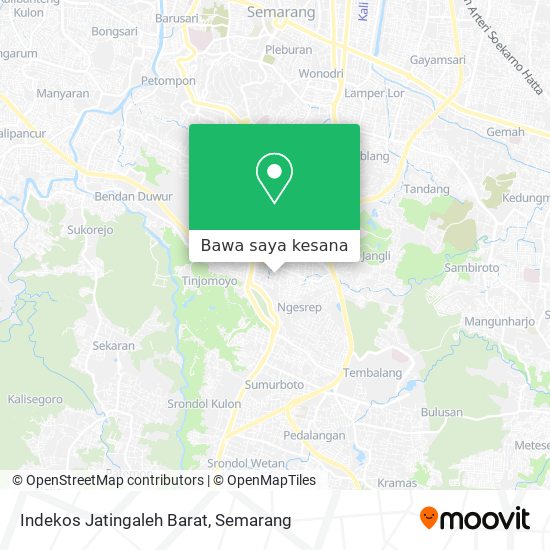 Peta Indekos Jatingaleh Barat