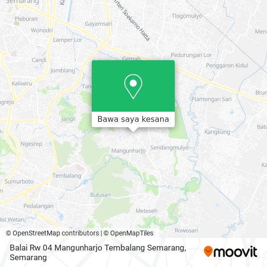 Peta Balai Rw 04 Mangunharjo Tembalang Semarang
