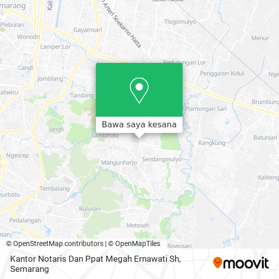 Peta Kantor Notaris Dan Ppat Megah Ernawati Sh