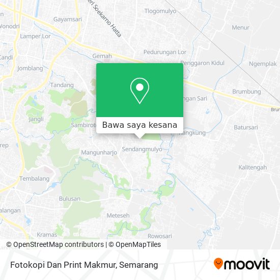 Peta Fotokopi Dan Print Makmur