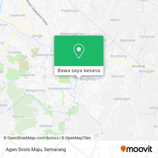 Peta Agen Sosis Maju