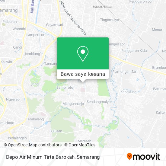 Peta Depo Air Minum Tirta Barokah