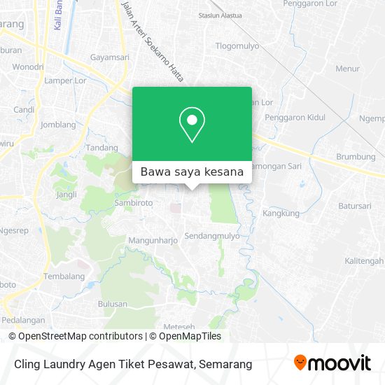 Peta Cling Laundry Agen Tiket Pesawat