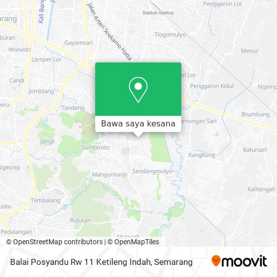 Peta Balai Posyandu Rw 11 Ketileng Indah