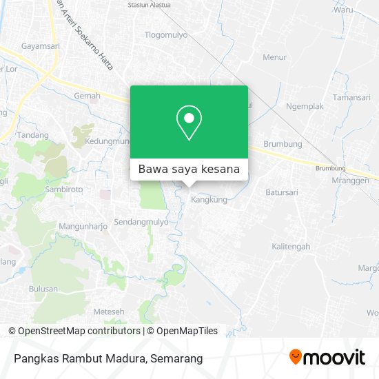 Peta Pangkas Rambut Madura
