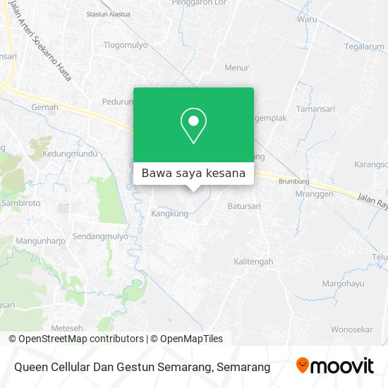 Peta Queen Cellular Dan Gestun Semarang