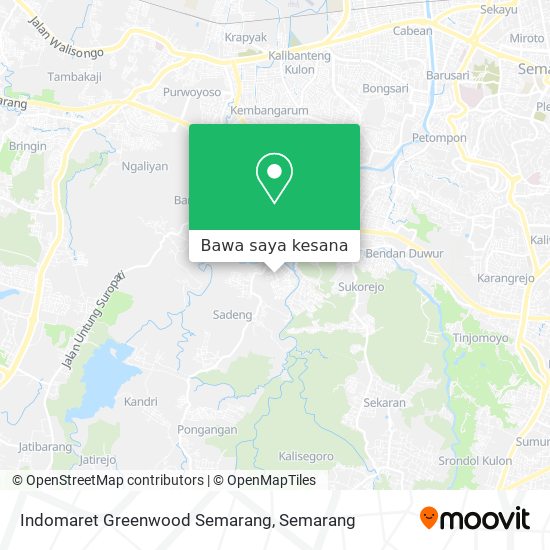 Peta Indomaret Greenwood Semarang