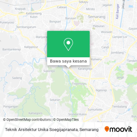 Peta Teknik Arsitektur Unika Soegijapranata