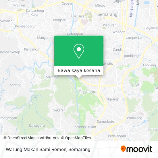 Peta Warung Makan Sami Remen