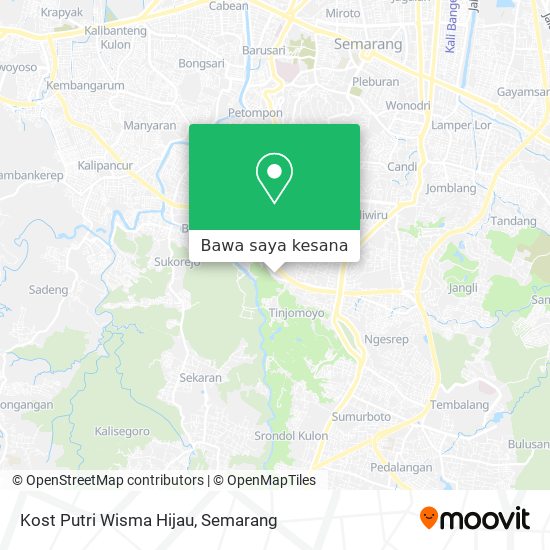 Peta Kost Putri Wisma Hijau