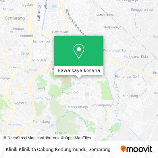 Peta Klinik Klinikita Cabang Kedungmundu