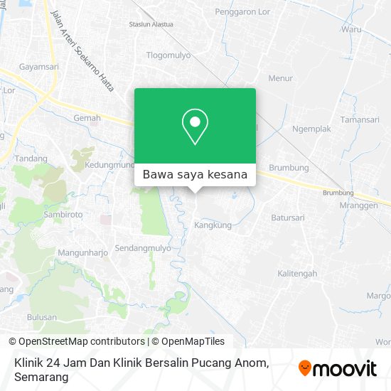 Peta Klinik 24 Jam Dan Klinik Bersalin Pucang Anom