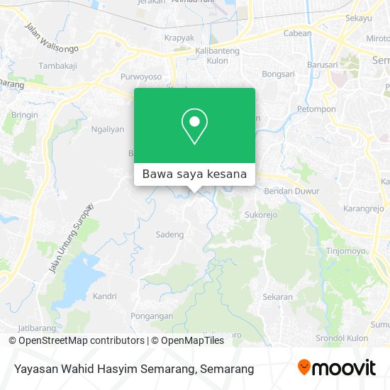 Peta Yayasan Wahid Hasyim Semarang