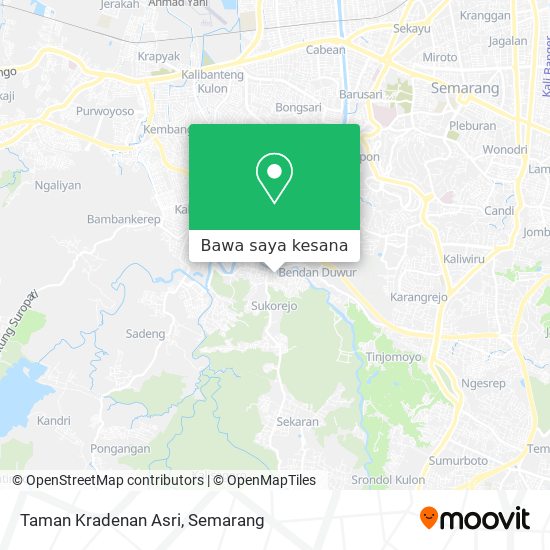 Peta Taman Kradenan Asri