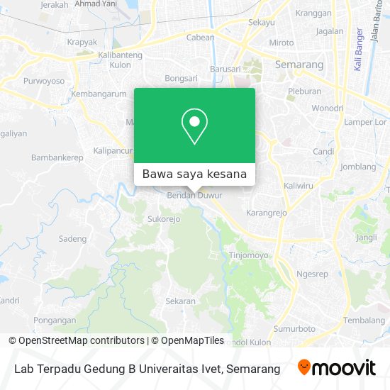 Peta Lab Terpadu Gedung B Univeraitas Ivet