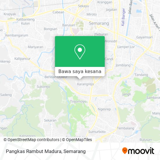 Peta Pangkas Rambut Madura