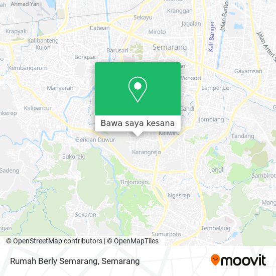 Peta Rumah Berly Semarang