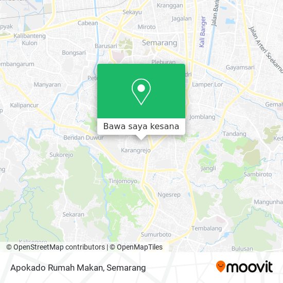 Peta Apokado Rumah Makan