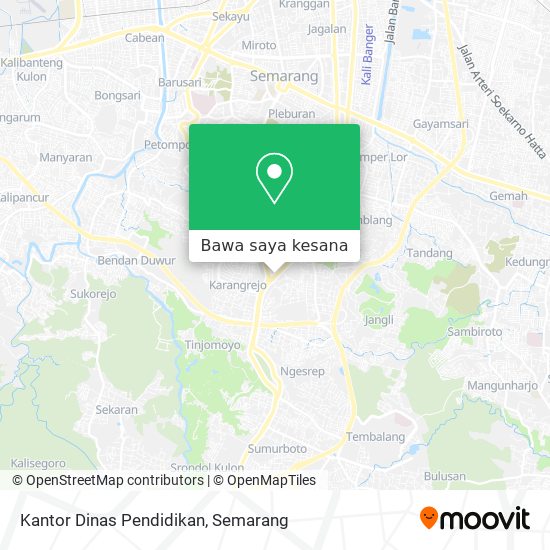 Peta Kantor Dinas Pendidikan