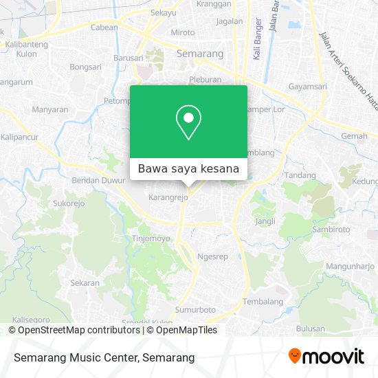 Peta Semarang Music Center