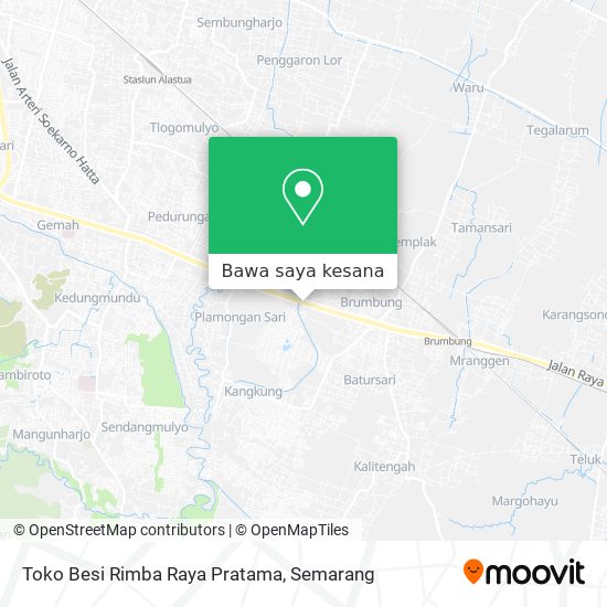 Peta Toko Besi Rimba Raya Pratama