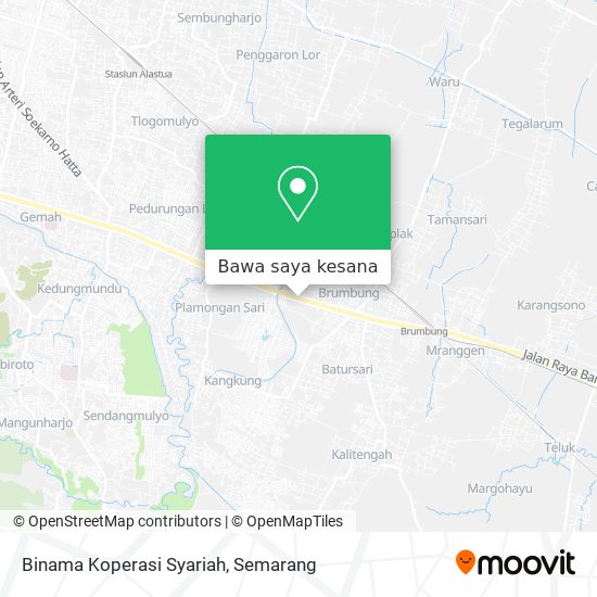 Peta Binama Koperasi Syariah