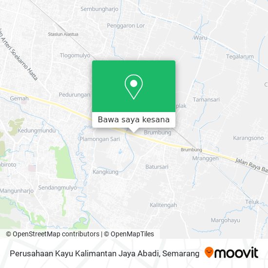Peta Perusahaan Kayu Kalimantan Jaya Abadi