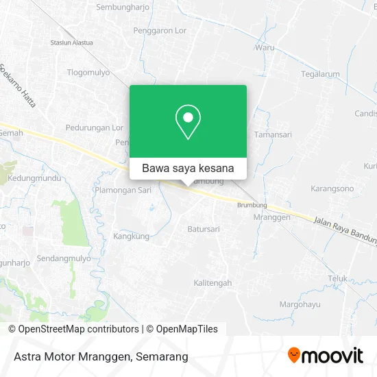 Peta Astra Motor Mranggen