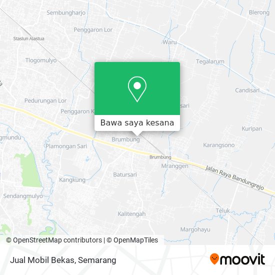 Peta Jual Mobil Bekas