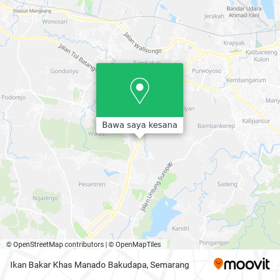 Peta Ikan Bakar Khas Manado Bakudapa