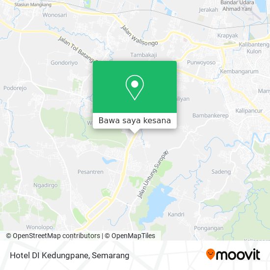 Peta Hotel DI Kedungpane