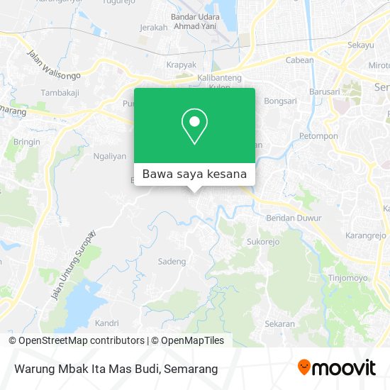 Peta Warung Mbak Ita Mas Budi