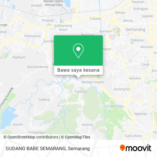 Peta GUDANG BABE SEMARANG