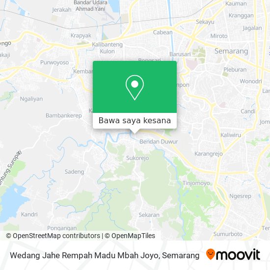 Peta Wedang Jahe Rempah Madu Mbah Joyo