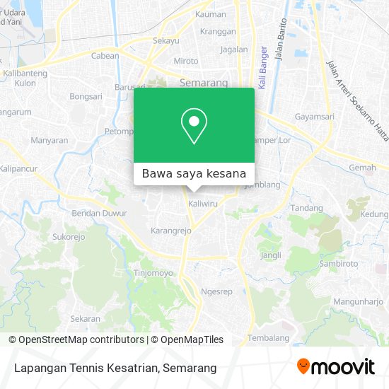 Peta Lapangan Tennis Kesatrian