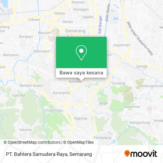 Peta PT. Bahtera Samudera Raya