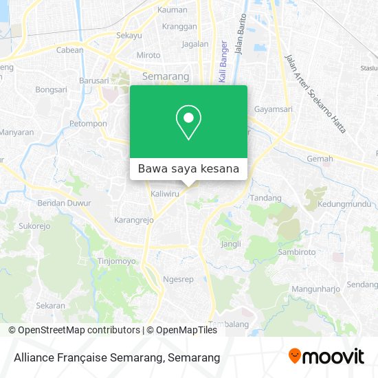 Peta Alliance Française Semarang