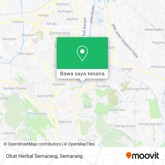 Peta Obat Herbal Semarang