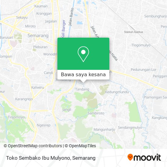 Peta Toko Sembako Ibu Mulyono