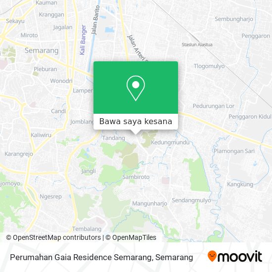 Peta Perumahan Gaia Residence Semarang