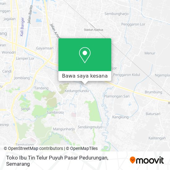 Peta Toko Ibu Tin Telur Puyuh Pasar Pedurungan