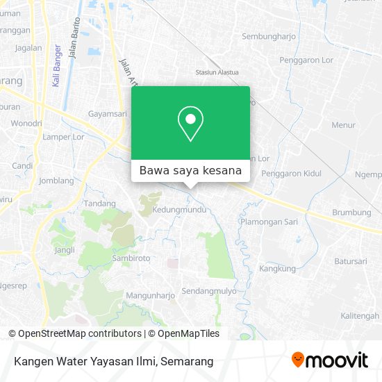 Peta Kangen Water Yayasan Ilmi