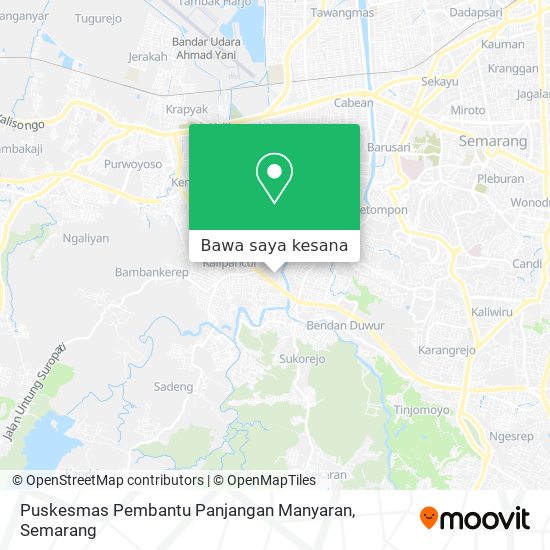 Peta Puskesmas Pembantu Panjangan Manyaran