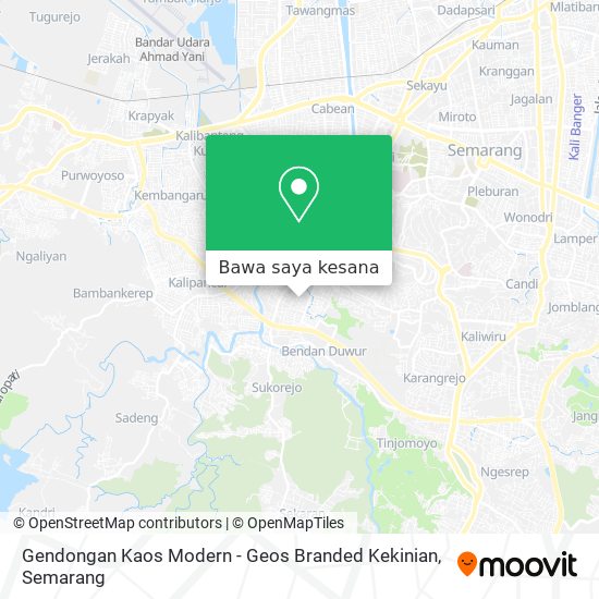 Peta Gendongan Kaos Modern - Geos Branded Kekinian