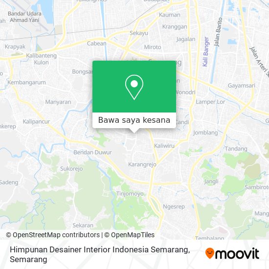 Peta Himpunan Desainer Interior Indonesia Semarang