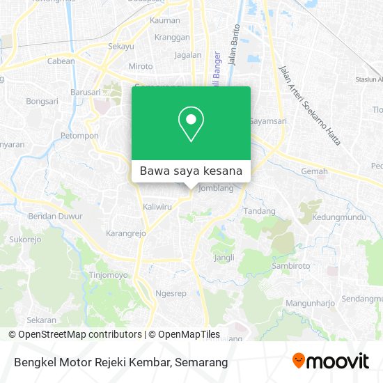 Peta Bengkel Motor Rejeki Kembar